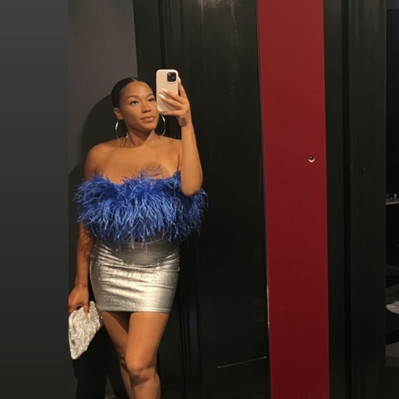 Afiya Feather Top - Picture 4 of 5